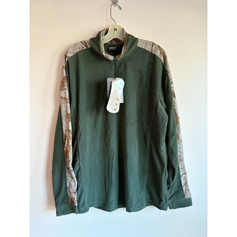 NWT DDX Dri-Duck Fleece Quarter Zip